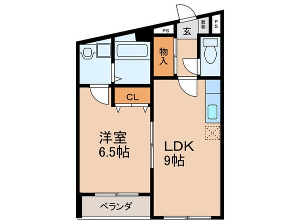 クレールメゾン櫛原の物件間取画像